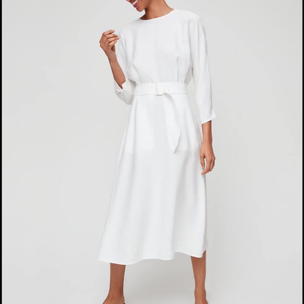 Aritzia Wilfred Tavin White Dress - XS